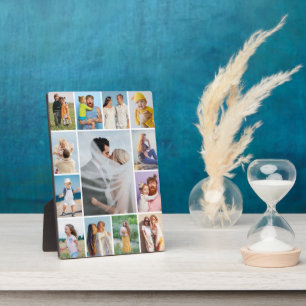 Create Your Own 13 Photo Collage Plaque