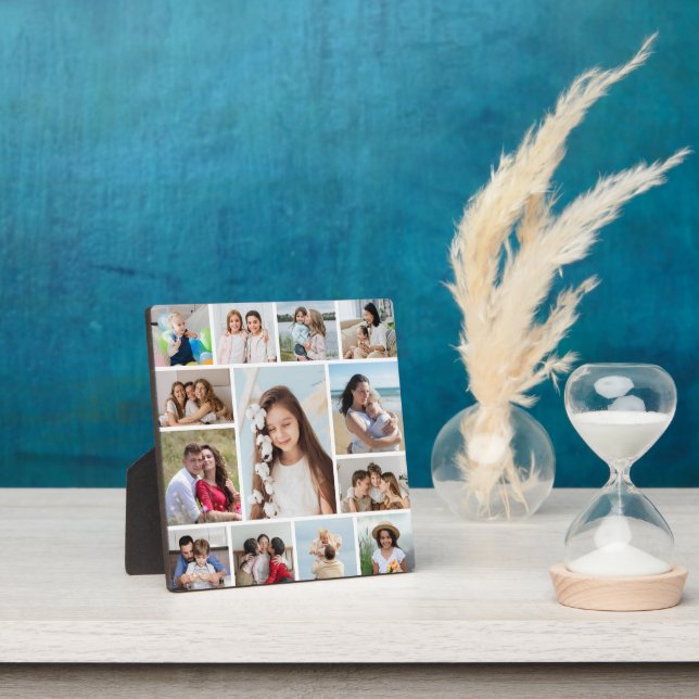 Create Your Own 13 Photo Collage Plaque (Insitu)