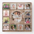 Create Your Own 13 Photo Collage Rustic Barn Wood