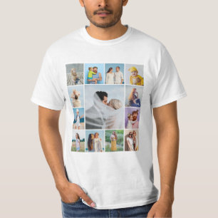 Create Your Own 13 Photo Collage T-Shirt