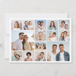 Create Your Own 14 Photo Collage Card