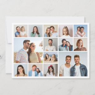 Create Your Own 14 Photo Collage Card