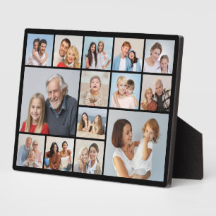 Create Your Own 14 Photo Collage Plaque