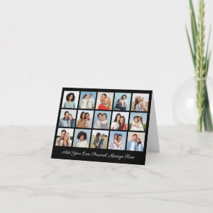 Create Your Own 15 Photo Collage Add Your Greeting Card