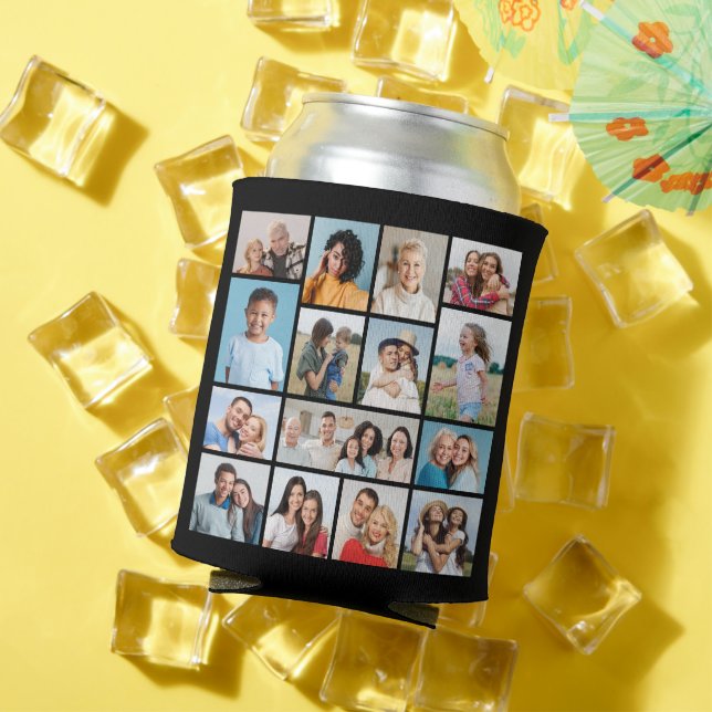 Create Your Own 15 Photo Collage  Can Cooler (In Situ Summer)
