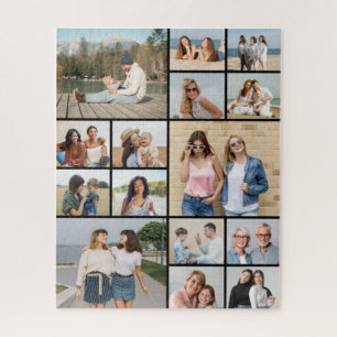 Create Your Own 15 Photo Collage Jigsaw Puzzle