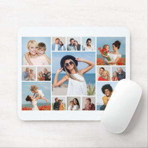 Create Your Own 15 Photo Collage Mouse Pad