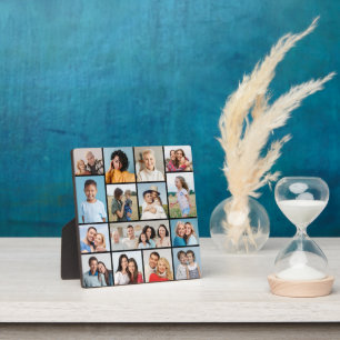 Create Your Own 15 Photo Collage Plaque