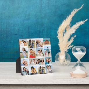 Create Your Own 15 Photo Collage Plaque