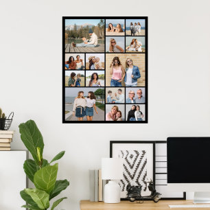Create Your Own 15 Photo Collage Poster