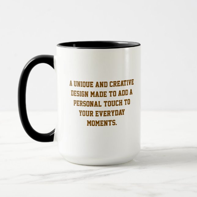 Create Your Own 15oz Combo Two Tone Coffee Mug (Left)