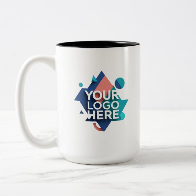 Create Your Own 15oz Two Tone Coffee Mug (Left)