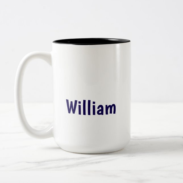 Create Your Own 15oz Two Tone Coffee Mug (Left)