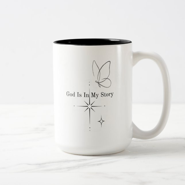Create Your Own 15oz Two Tone Coffee Mug (Right)