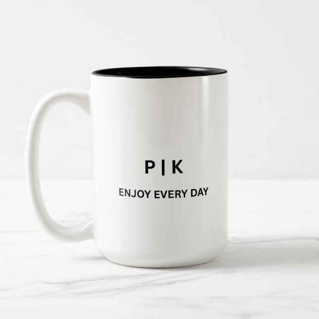 Create Your Own 15oz Two Tone Coffee Mug (Left)