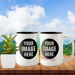 Create Your Own 15oz Two Tone Coffee Mug