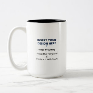 Create Your Own 15oz Two Tone Coffee Mug