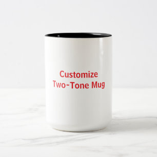 Create Your Own 15oz Two Tone Coffee Mug