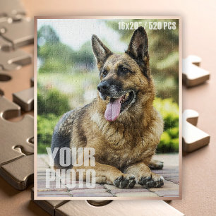Create Your Own 16x20”/520 Pieces Custom Pet Photo Jigsaw Puzzle