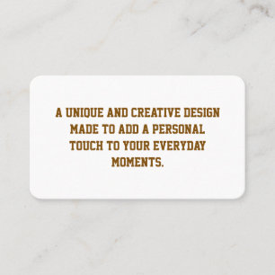 Create Your Own 17.5 pt Matte Business Cards