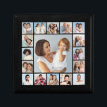 Create Your Own 17 Photo Collage Wood Keepsake Box<br><div class="desc">Create your own 17 Photo Collage for Christmas, Birthdays, Weddings, Anniversaries, Graduations, Father's Day, Mother's Day or any other Special Occasion, with our easy-to-use design tool. Add your favourite photos of friends, family, vacations, hobbies and pets and you'll have a stunning, one-of-a-kind photo collage. Our custom photo collage is perfect...</div>