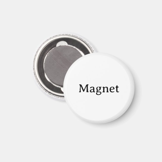 Create Your Own 1.25 Inch Circle Magnet (Front/Back)