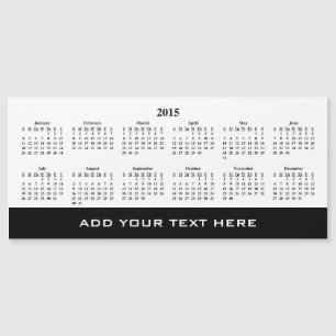 Create Your Own 2015 Calendar Template