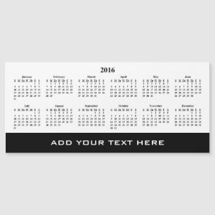 Create Your Own 2016 Calendar Template