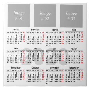 Create your own 2020 calendar tile