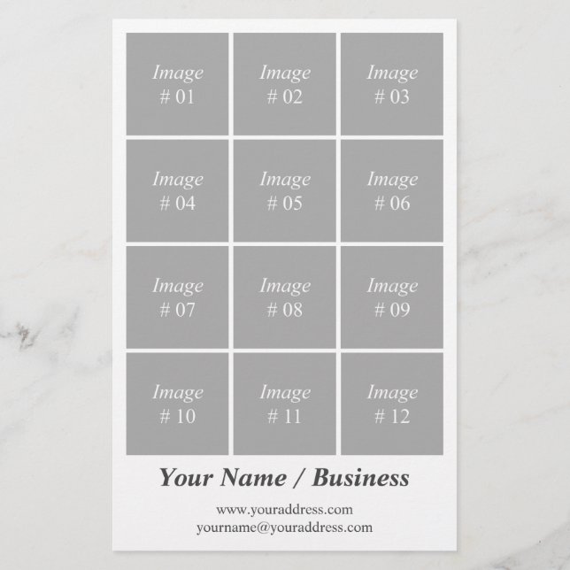 Create your own 2022 calendar flyer (Back)