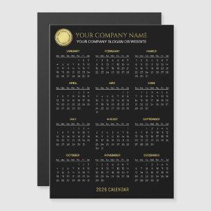 Create Your Own 2026 Company Calendar Magnet