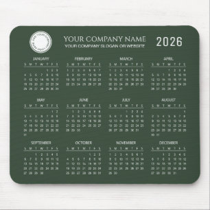 Create Your Own 2026 Company Calendar Mouse Pad