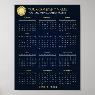 Create Your Own 2026 Company Calendar    Poster
