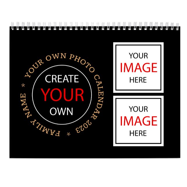 Create Your Own 2027 Photo Personalised / Custom Calendar (Photo Calendar Template / customize)