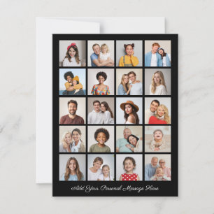 Create Your Own 20 Photo Collage Add Your Greeting Card