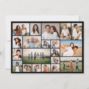 Create Your Own 20 Photo Collage Card