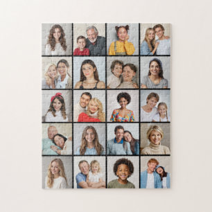 Create Your Own 20 Photo Collage Jigsaw Puzzle