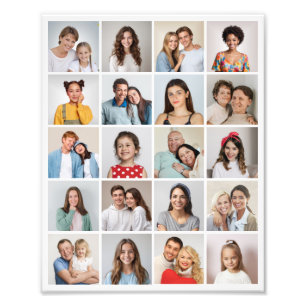 Create Your Own 20 Photo Collage Photo Enlargement Print