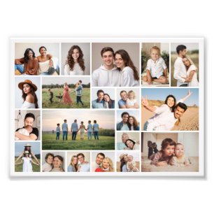 Create Your Own 20 Photo Collage Photo Enlargement Print