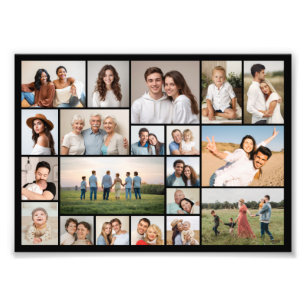 Create Your Own 20 Photo Collage Photo Enlargement Print