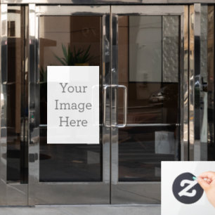 Create Your Own 20" x 30" Rectangular Window Cling