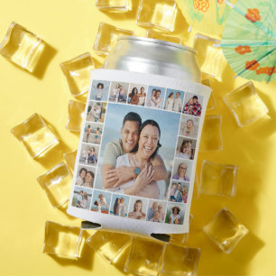 Create Your Own 21 Photo Collage Can Cooler