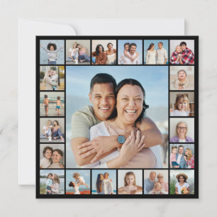 Create Your Own 21 Photo Collage Card