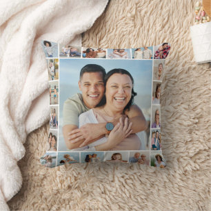 Create Your Own 21 Photo Collage Cushion