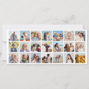 Create Your Own 21 Photo Collage Editable Colour  Invitation