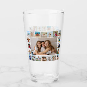 Create Your Own 21 Photo Collage Glass
