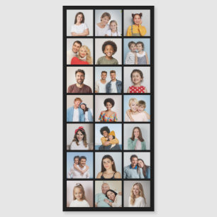 Create Your Own 21 Photo Magnetic Card
