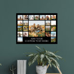 Create Your Own 22 Photo Collage Poster<br><div class="desc">Create your own personalised photo collage poster featuring 22 of your favourite pictures and custom text.</div>