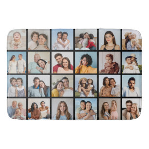 Create Your Own 24 Photo Collage  Bath Mat