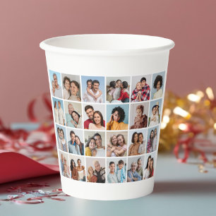 Create Your Own 24 Photo Collage  Paper Cups